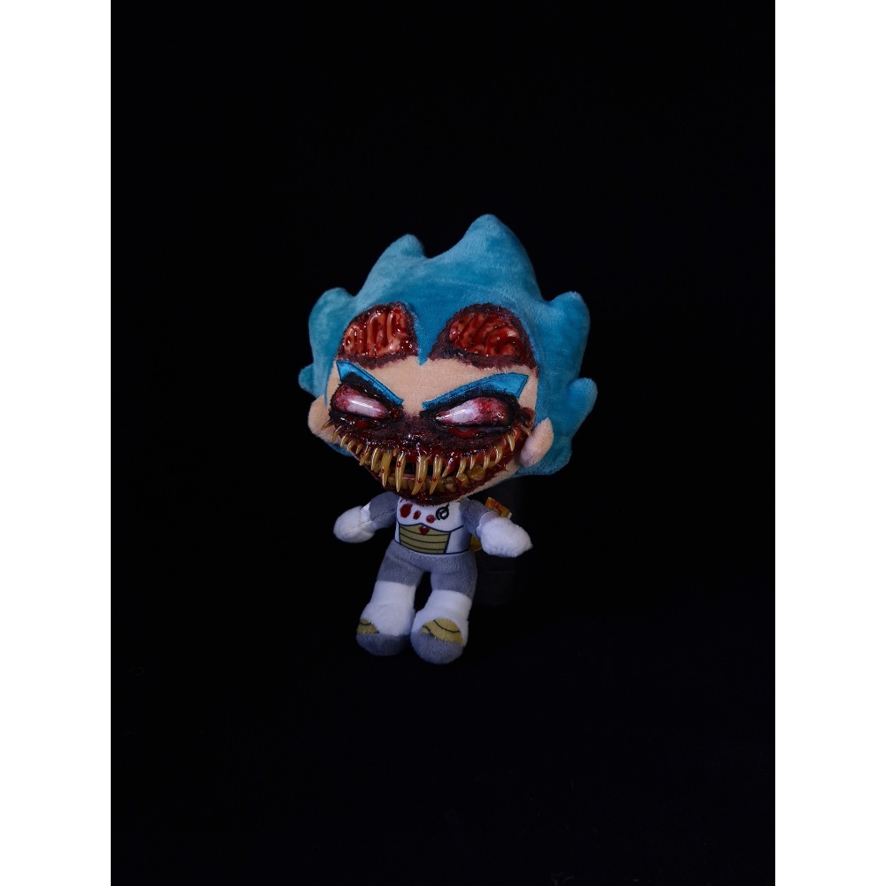 Saritasangerart Dragon Ball - Super Saiyan God SSGSS horror dreadly Plüschtier - Blau
